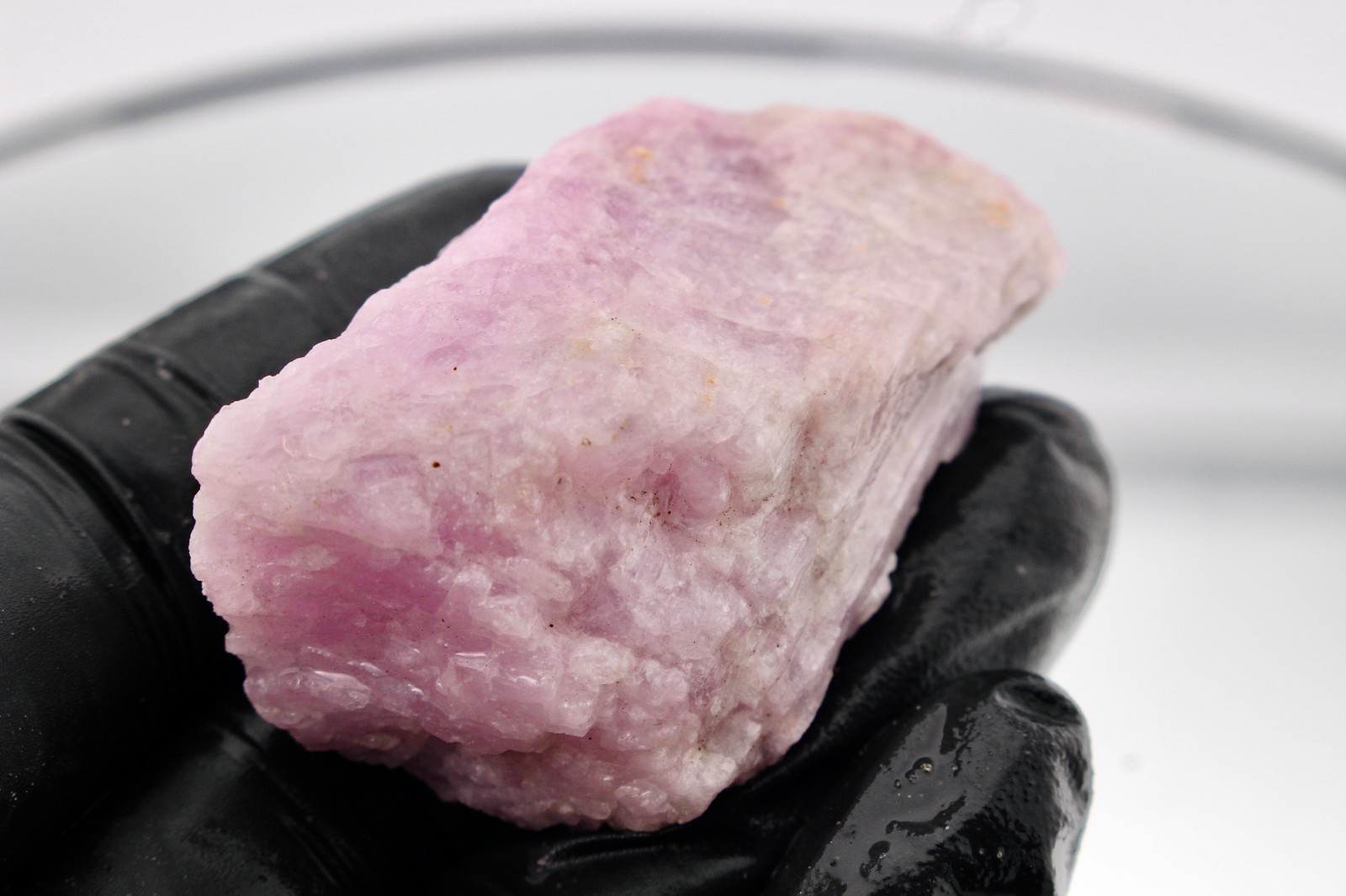 1.7oz UV ACTIVE Kunzite Nigeria Purple Lilac Raw Natural Rough Crystal Mineral