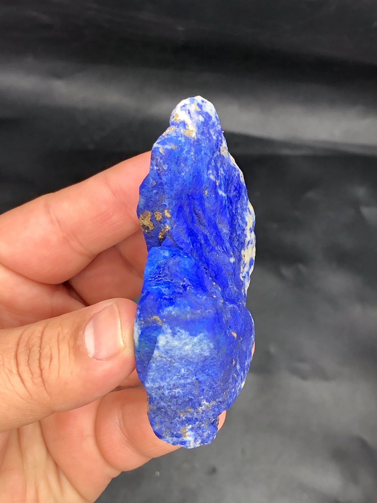 Premium Lapis Lazuli Rough Bulk Stone – Large Blue Calcite & Pyrite J43..3