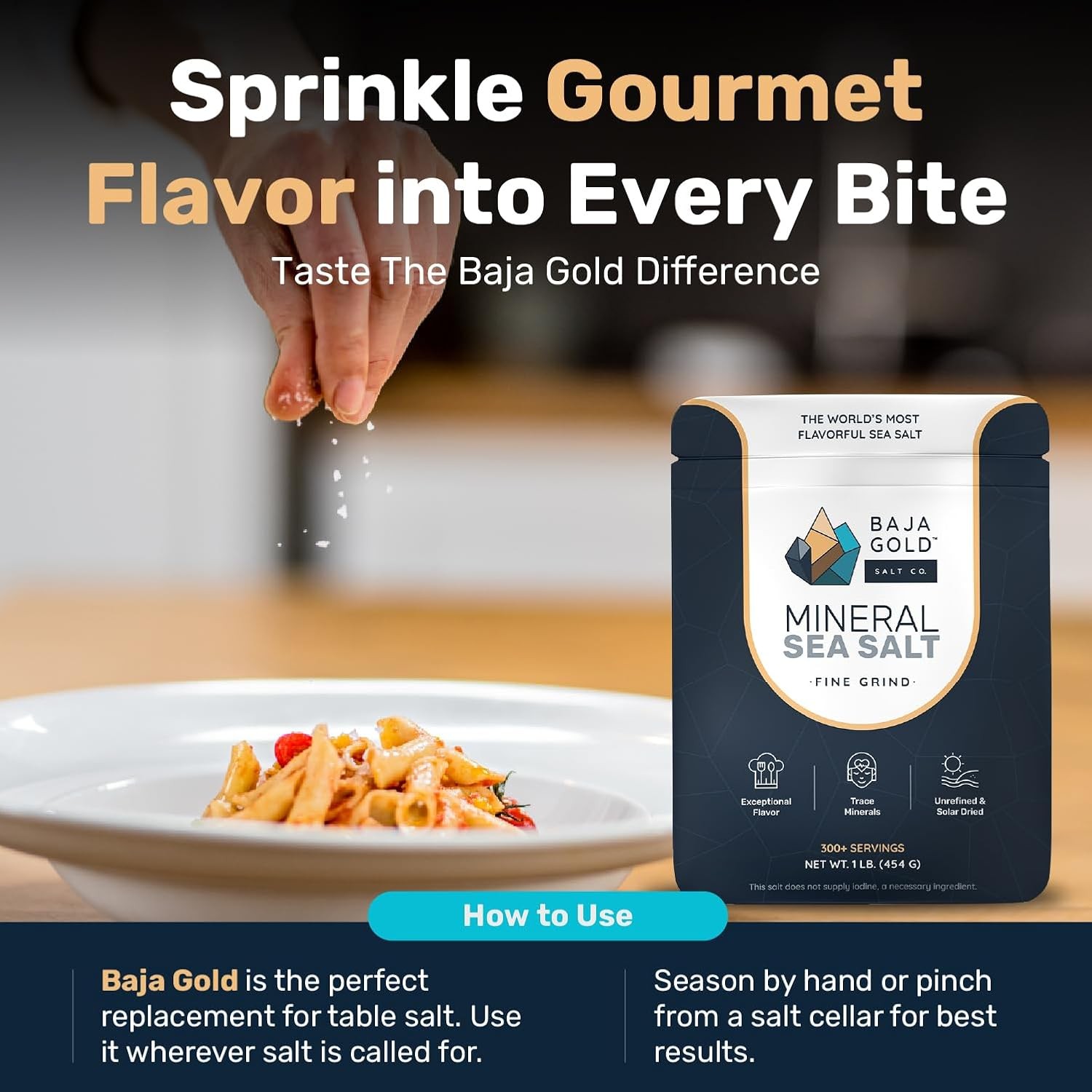 Mineral Sea Salt – Recommended by Gary Brecka – Authentic Fine Grind Salt for Co