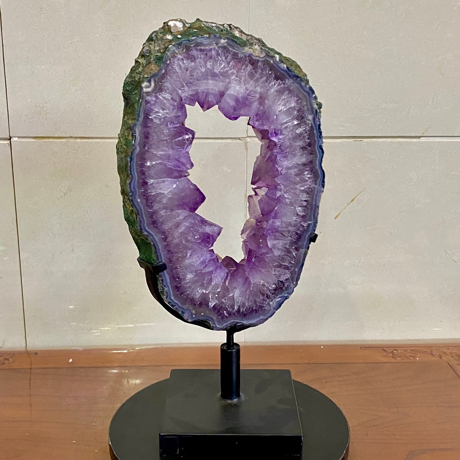 9.36LB Natural amethyst cave flake quartz crystal mineral specimen