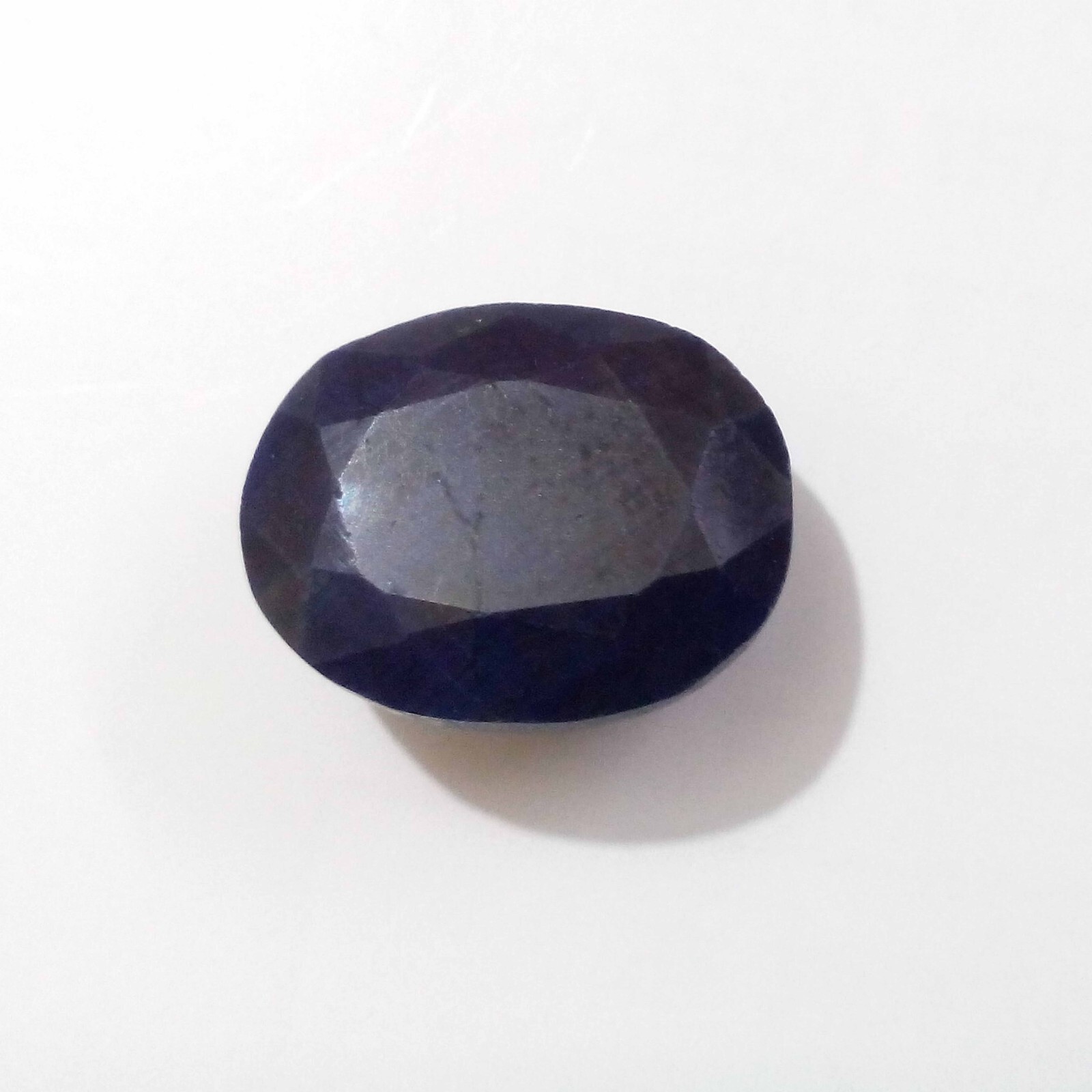 Natural AAA+Madagascar Blue Sapphire Faceted Oval Shape 15.35 Crt Loose Gemstone