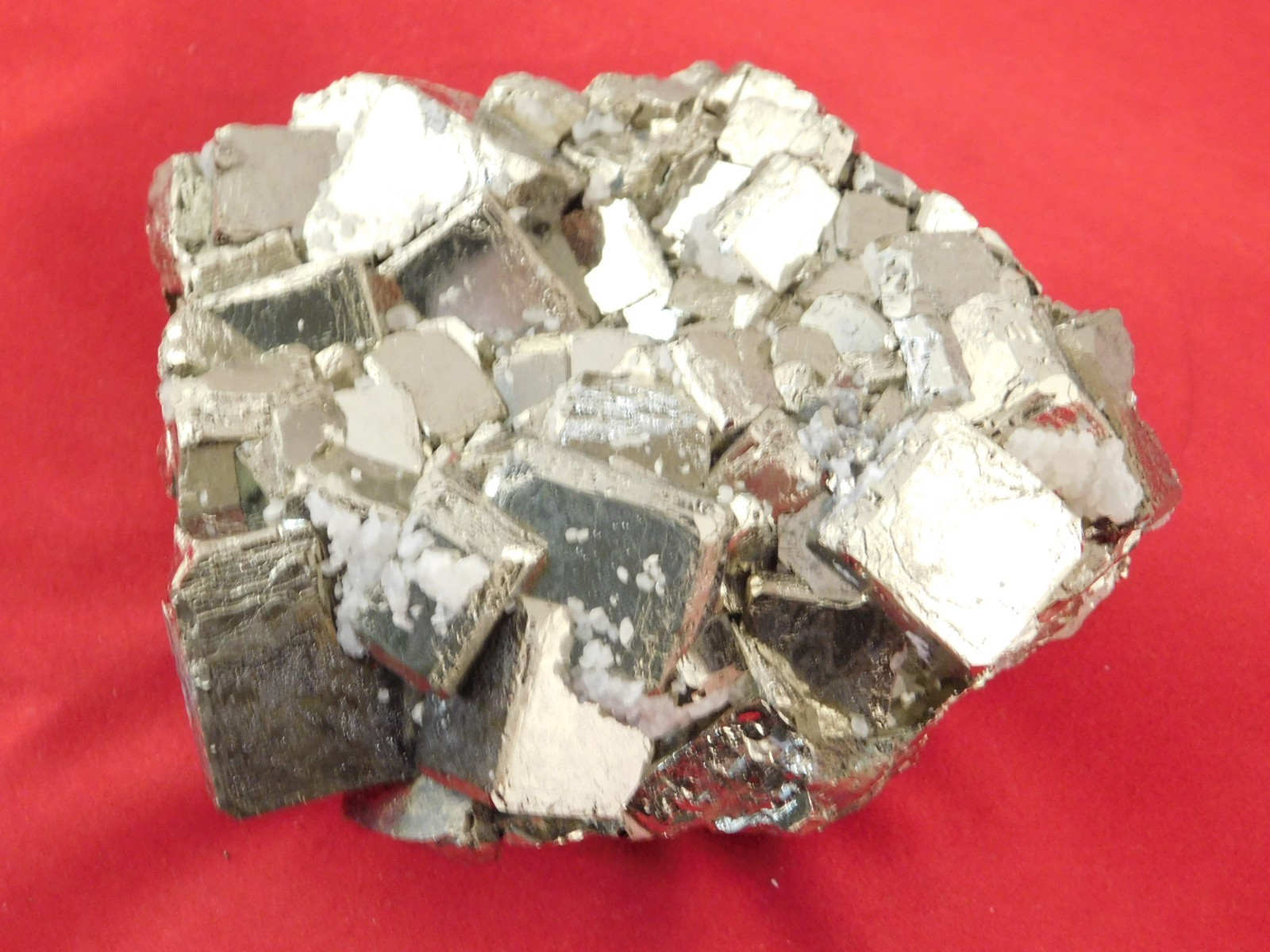 Big! Nice and 100% Natural Pyrite CUBE Cluster Huanzala Mine Peru 764gr