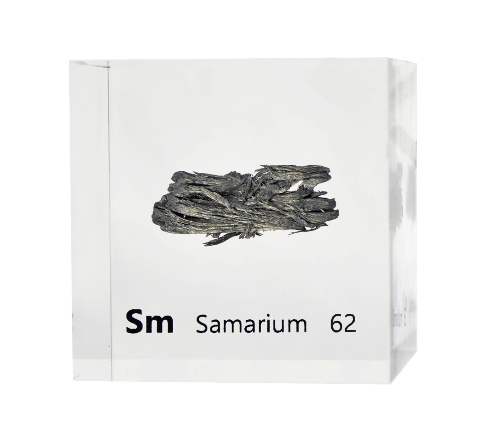 Samarium 50mm Lucite Acrylic Cube for Element Collection USA SHIPPING