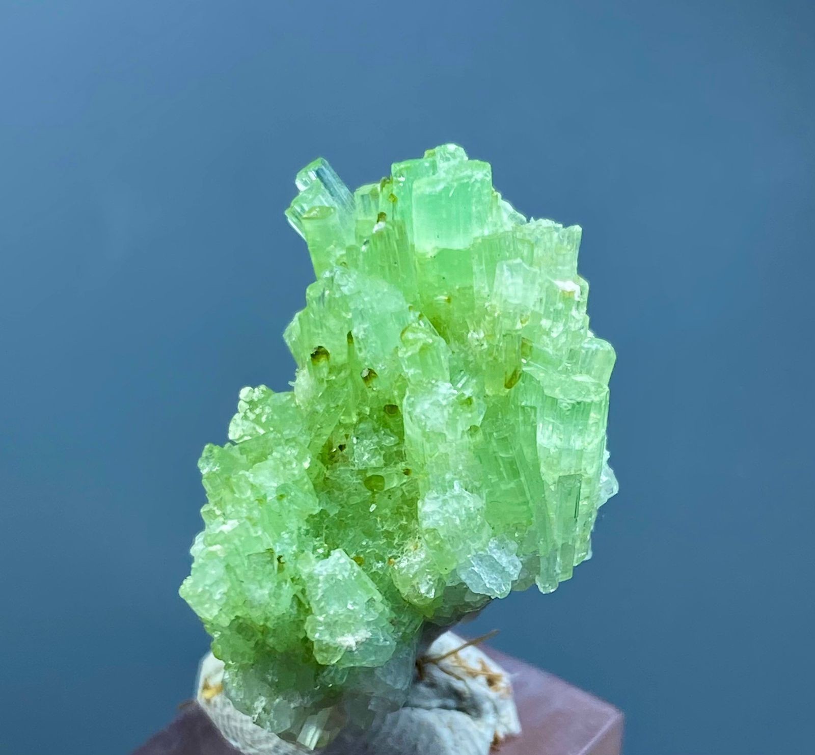 Beautiful Natural Tourmaline Bunch Crystal Specimen Afghanistan 61 Carats