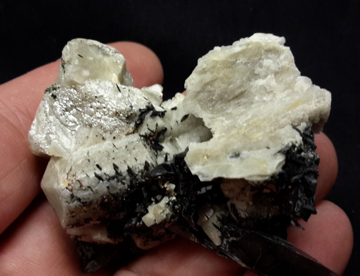 2″ AEGIRINE on MICROCLINE from Zomba, Malawi
