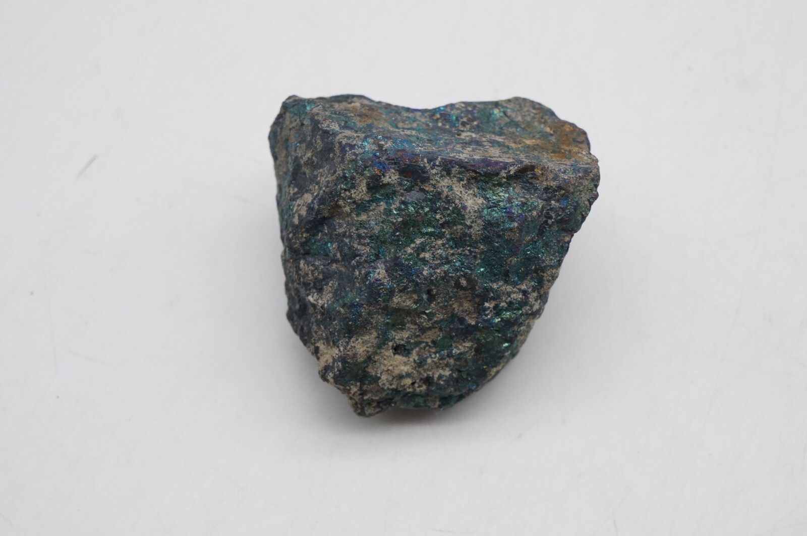 Blue and Teal Peacock Copper Stone Rock Chalcopyrite or Peacock Ore 116gr 4.1oz