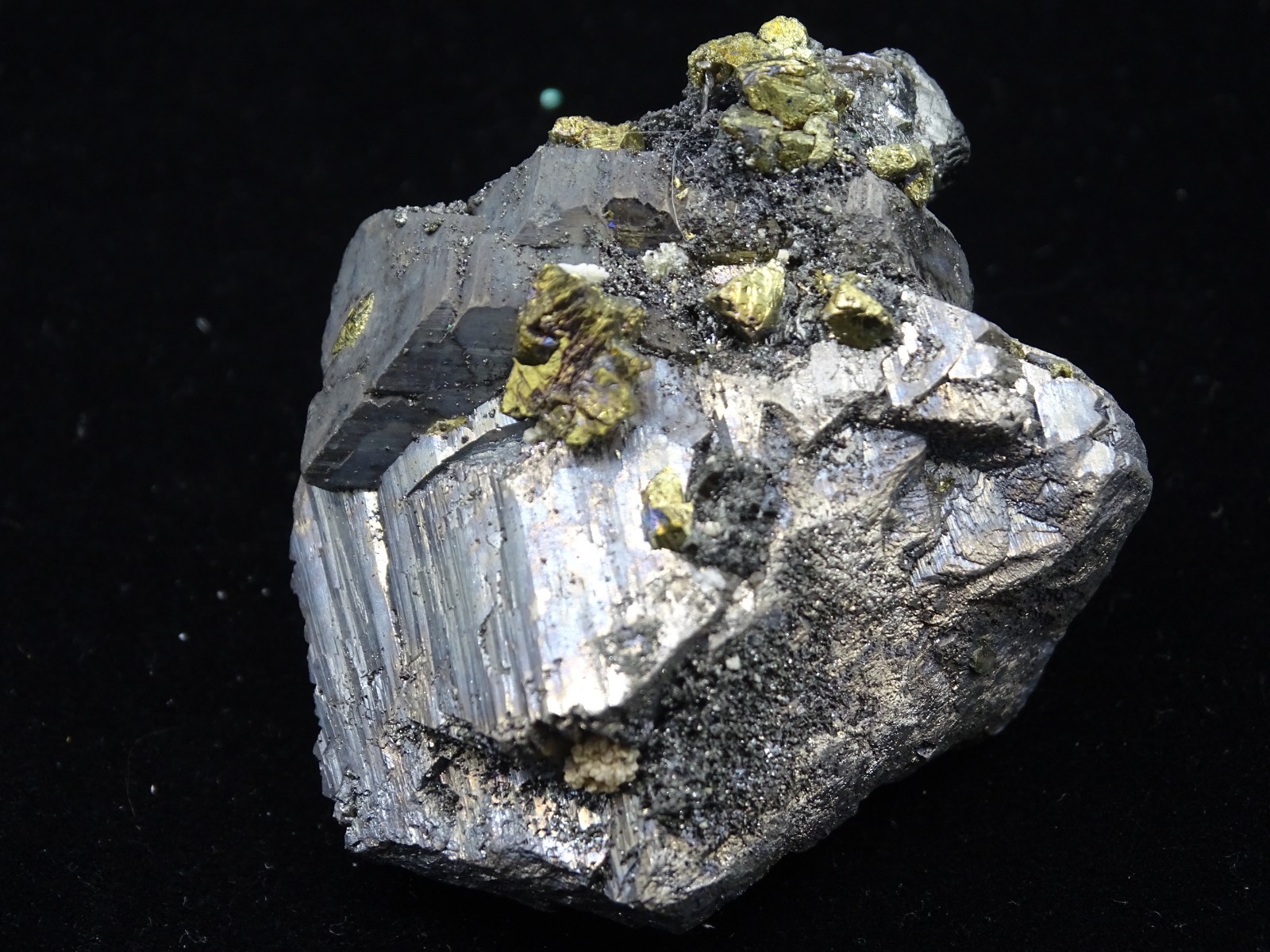 Silvery-white Arsenopyrite and Pyrite, China