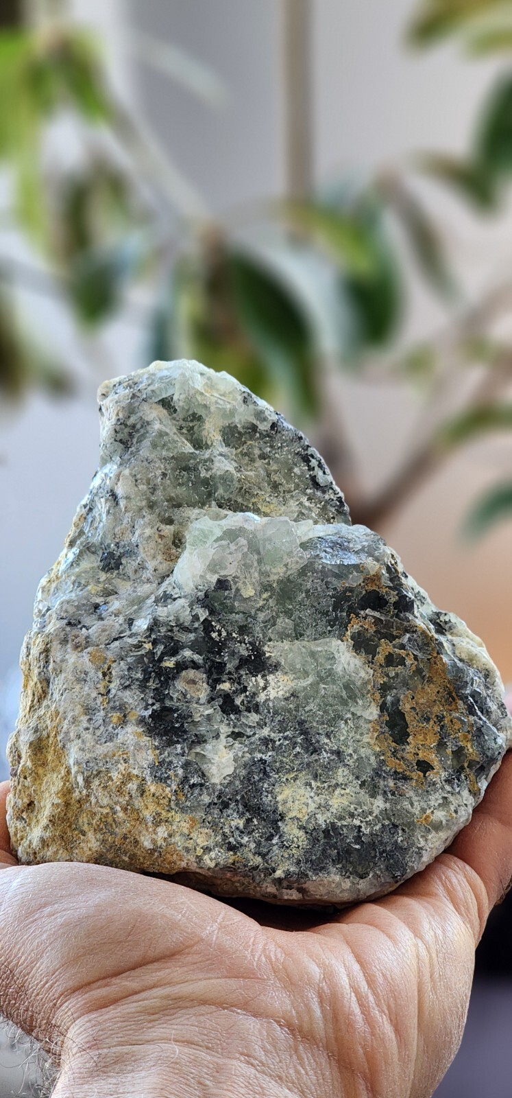 3 lb 5.9 oz Fluorite Crystal Cluster 5.5″