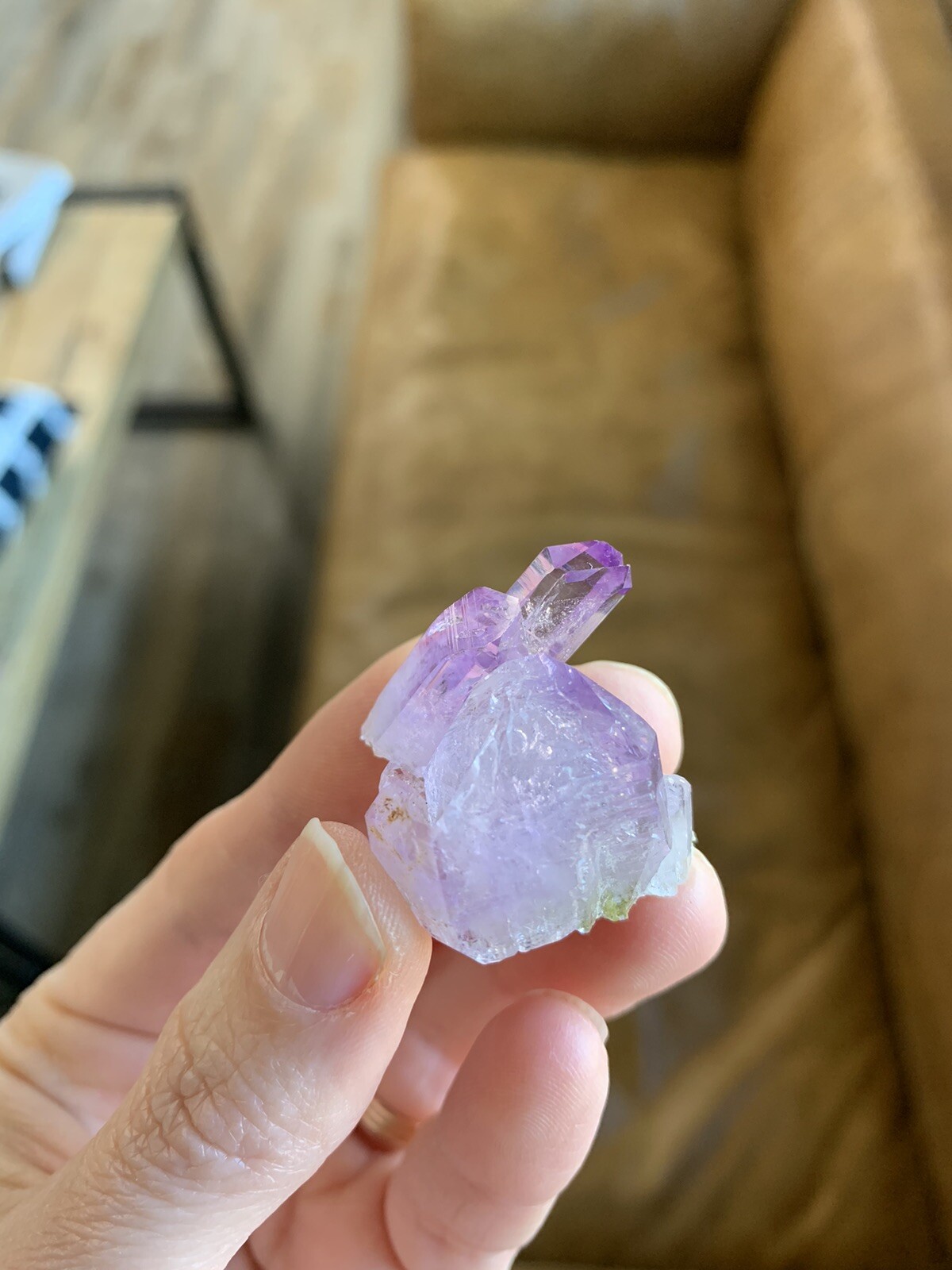 Vintage Collection Mini Purple Lilac Amethyst Crystal Cluster, Veracruz Mexico