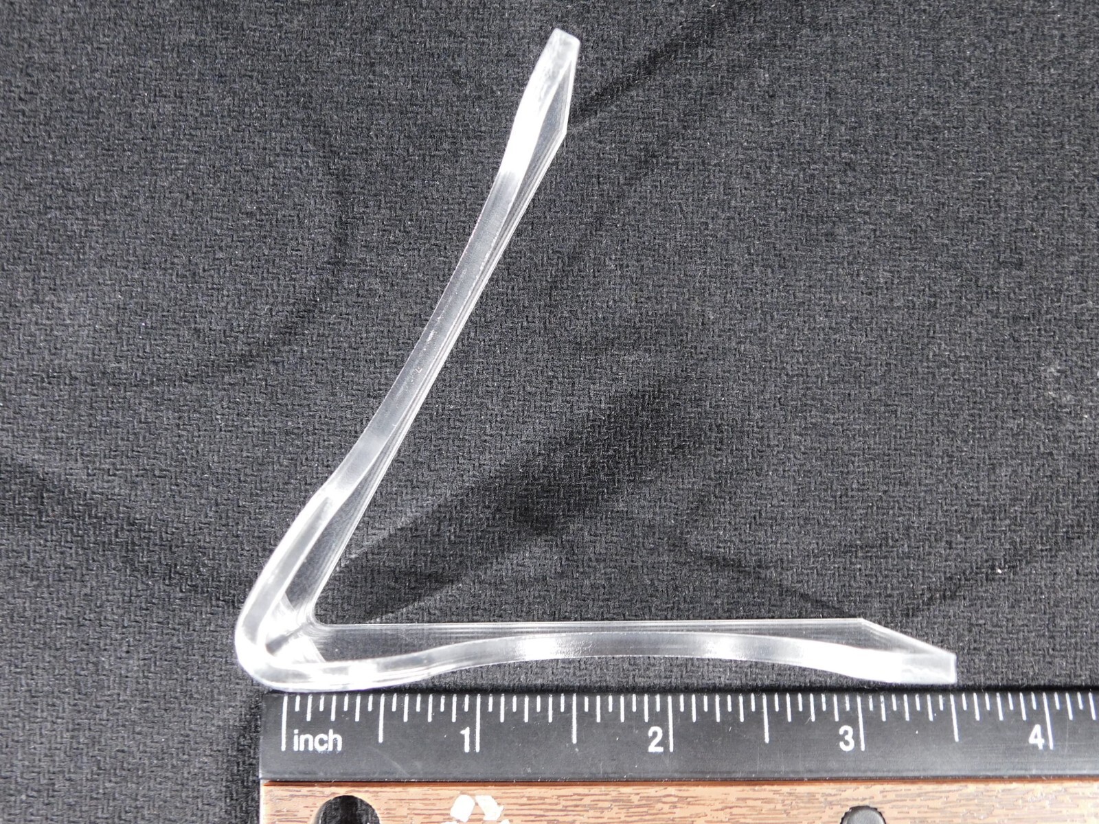 Easel Display Stand Medium Size Clear Lucite Low Profile C100