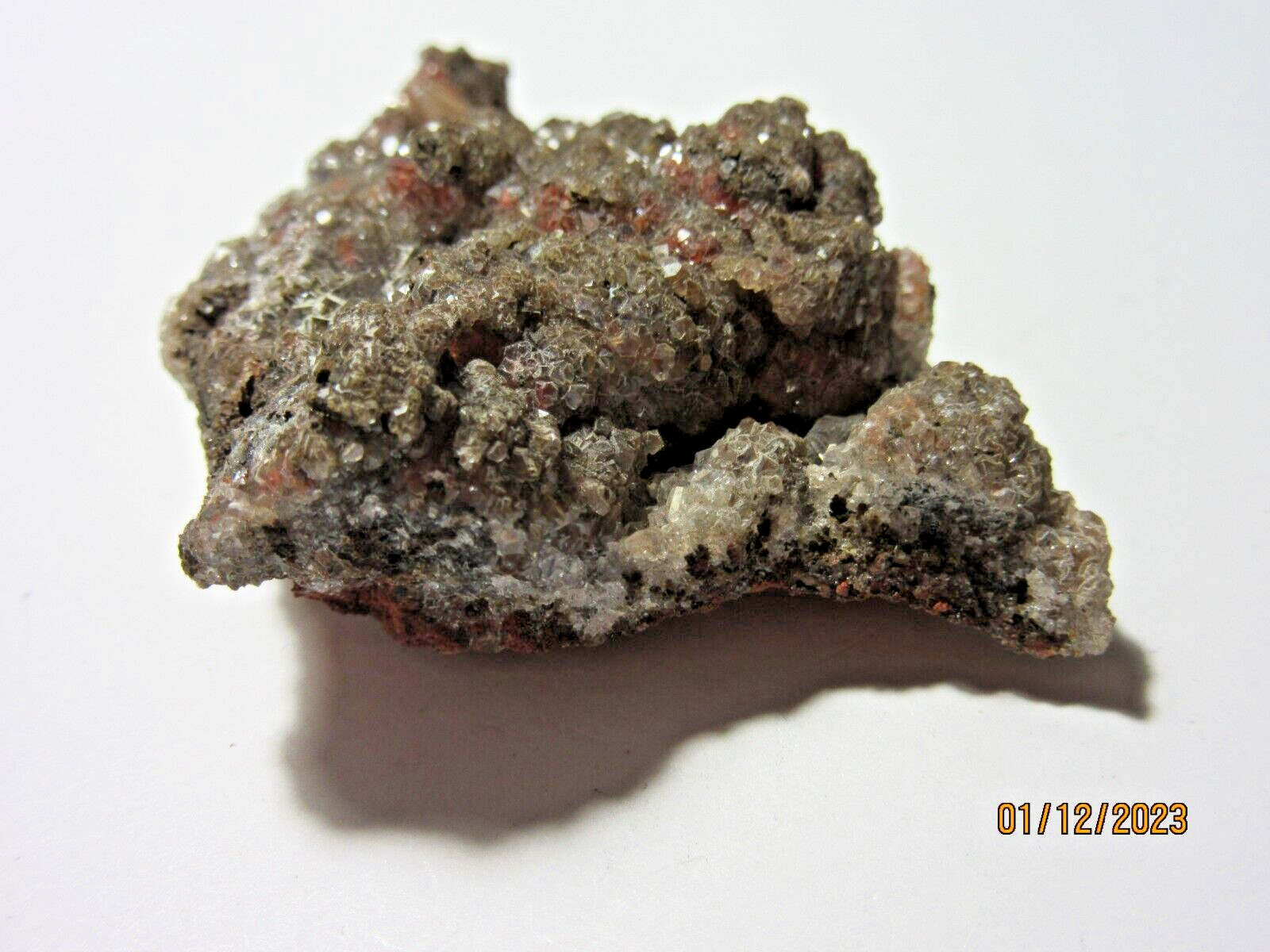 Natural Red Quartz Crystal CLUSTER 2 3/8″ Rough Collectible Reiki RQCCC-1