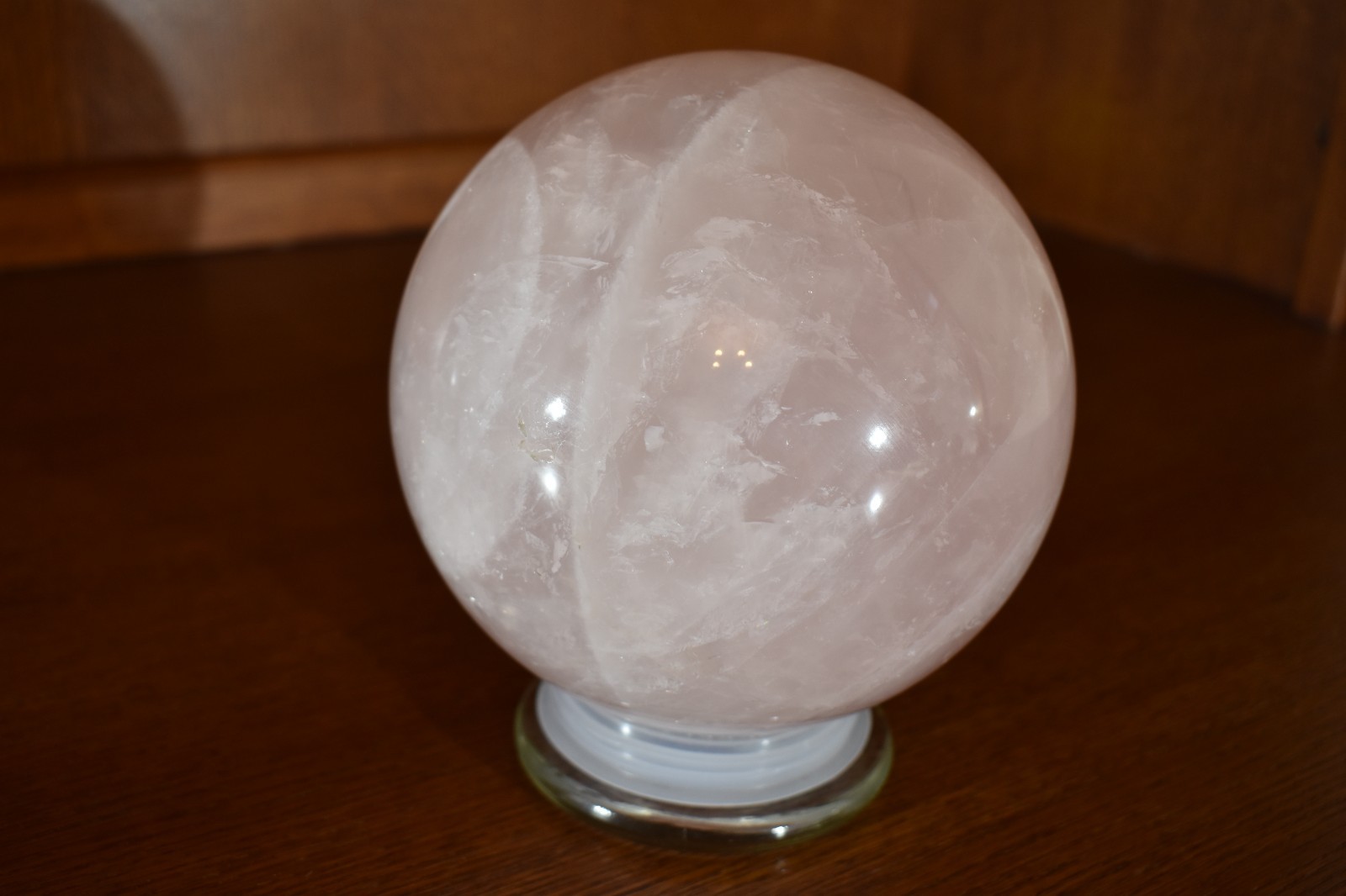 Rose Quartz sphere 4626 grams 149 mm