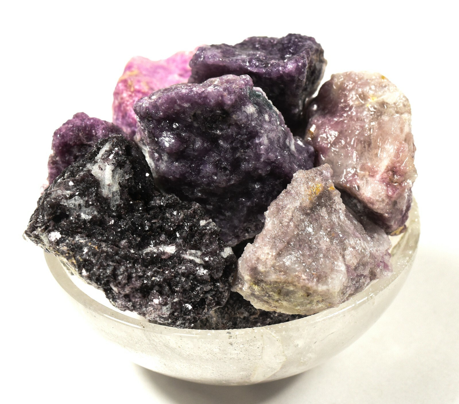 Bulk Purple Lilac Lepidolite Rough Natural Gemstone Crystals Brazil 1/2 1 2 5 LB