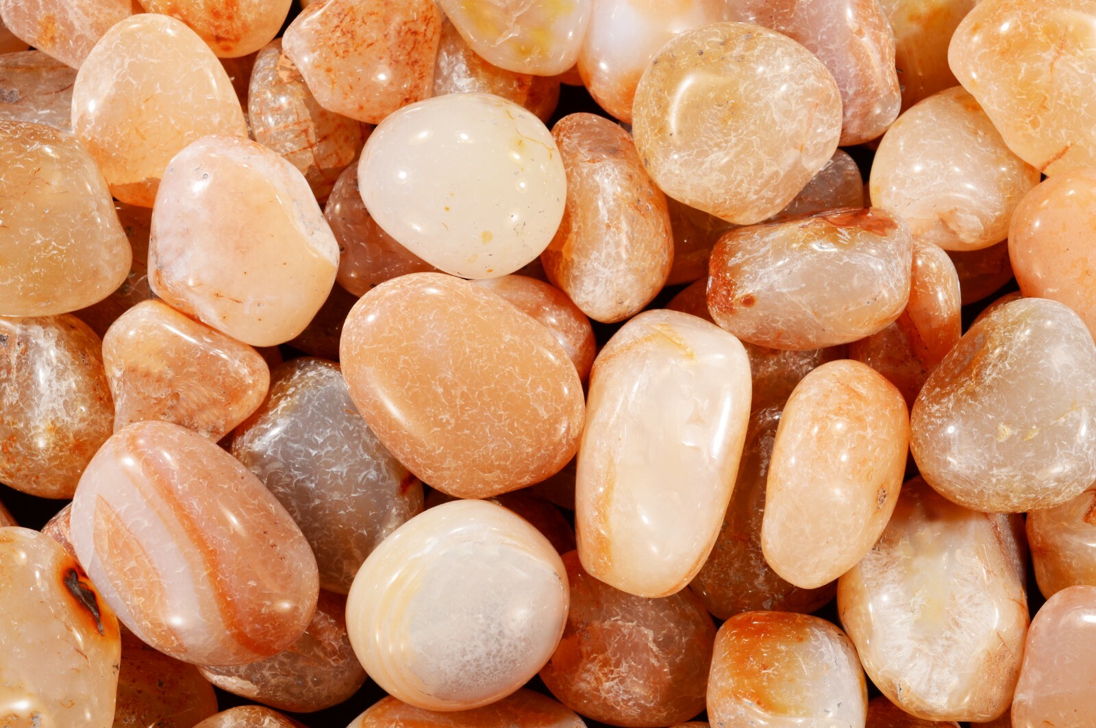 Tumbled Carnelian Crystal 1″ Polished Sacral Chakra Metaphysical Healing Stone