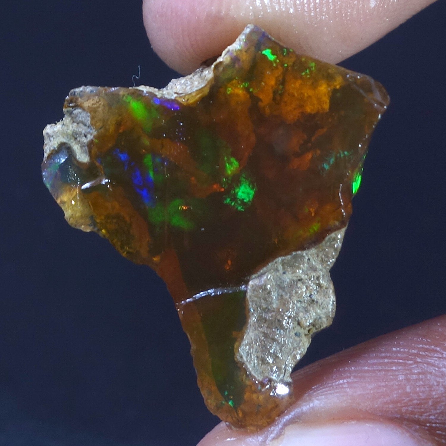 16.00 Cts 100% Natural Welo Fire Ethiopian Oil Opal Rough Cab Gems Ring Nacklace