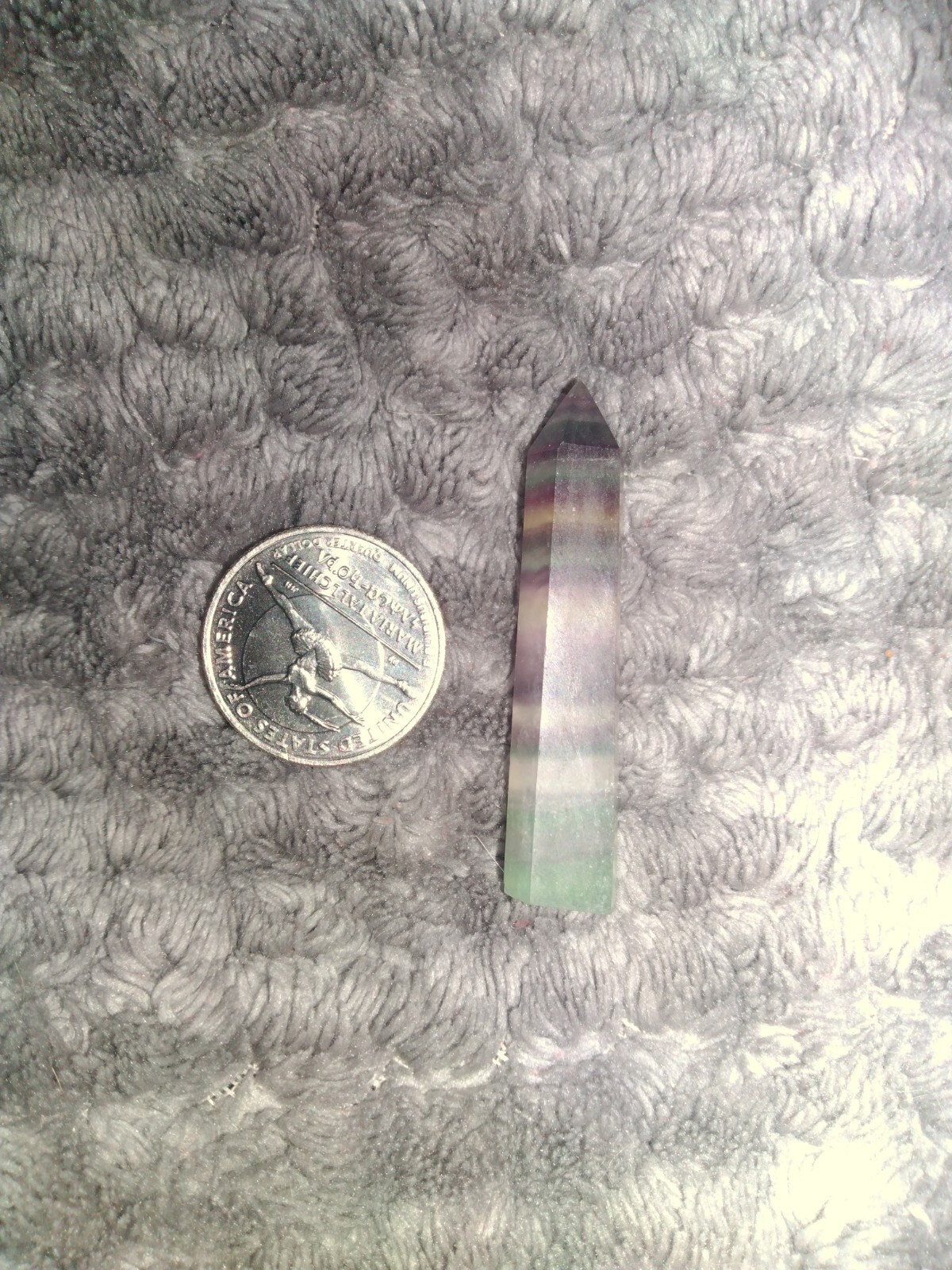 Rainbow Fluorite Crystal Tower Small (1 7/8″) SEE PICS