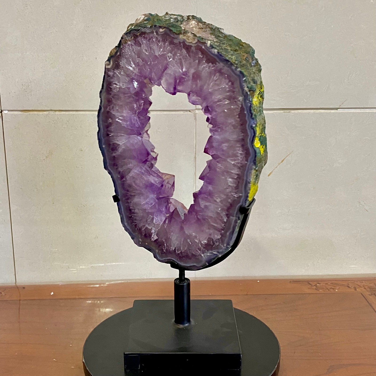 9.36LB Natural amethyst cave flake quartz crystal mineral specimen