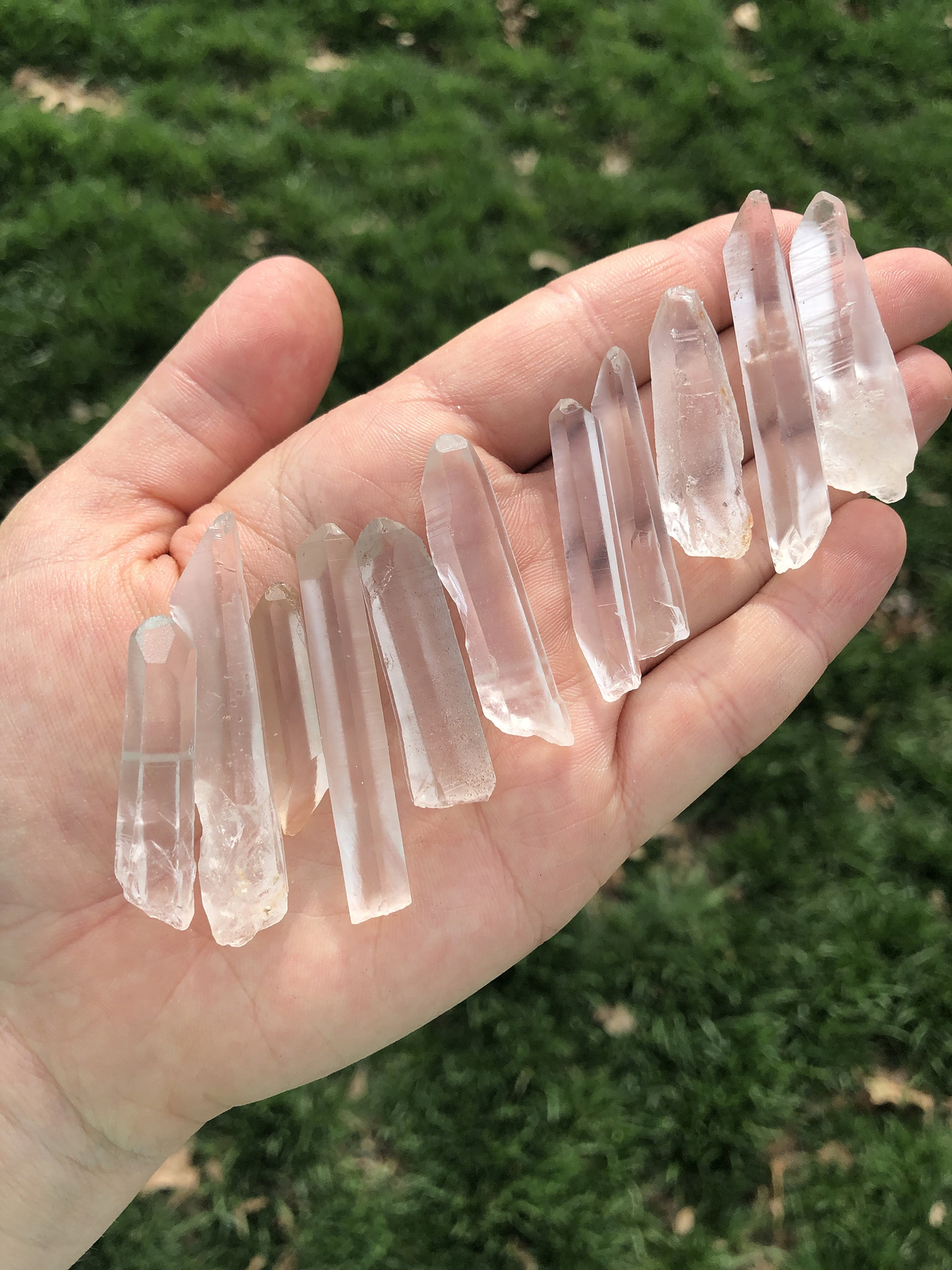 Raw Lemurian Quartz Crystal Point – Natural, Natural Lemurian Quartz from Brazil