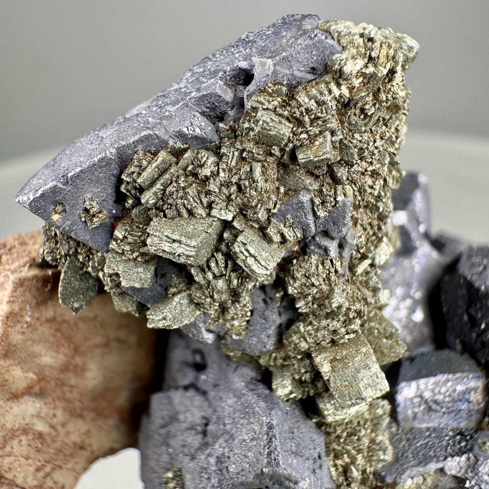 Galena, Marcasite: Picher Field, Tri-State Mining District, USA