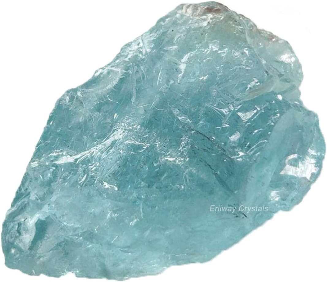 Unique Raw Aquamarine Crystals (1.25-2.0 Inch) for Home Decor & Chakra Balancing