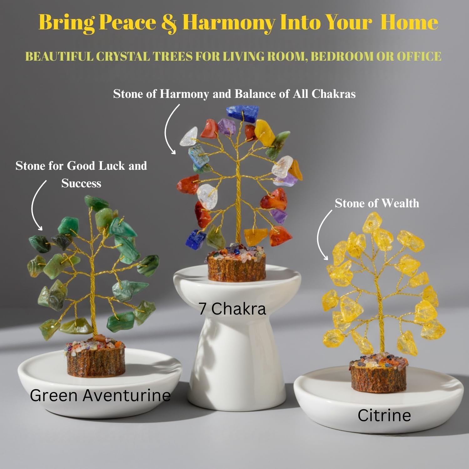 Crystal Tree Set of 12 Unique Birthday Gifts for Women,Sister,Mom,Home Office…