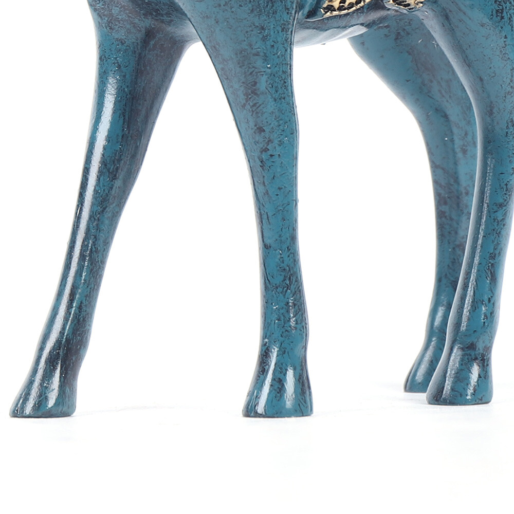 A Pair of Sika Deer Statues, Modern Sika Deer Figurines, Sika Deer Ornaments