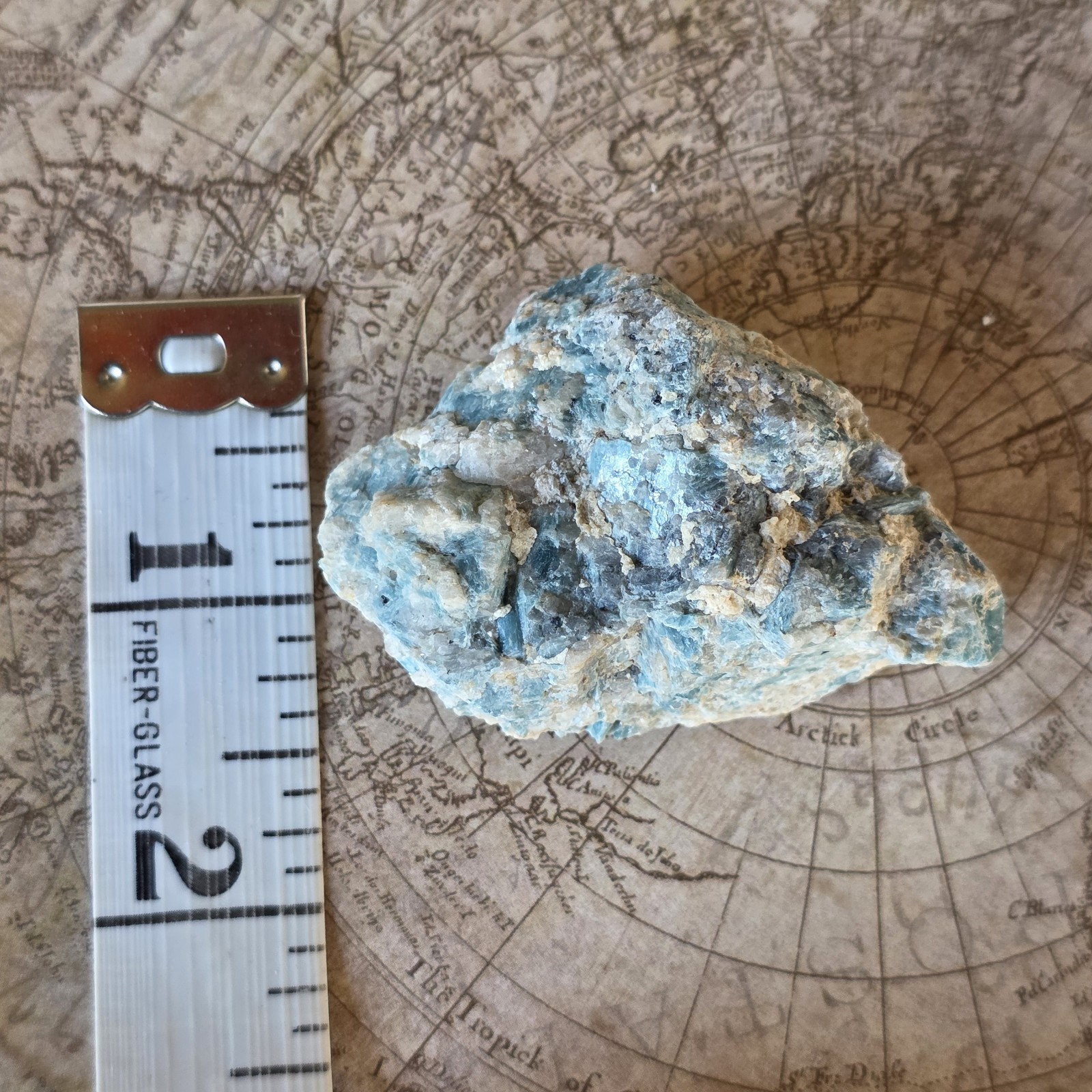 Kyanite Ore Specimen, Bluebird Mine, CA, Raw Stone, Natural Blue Rock Sample