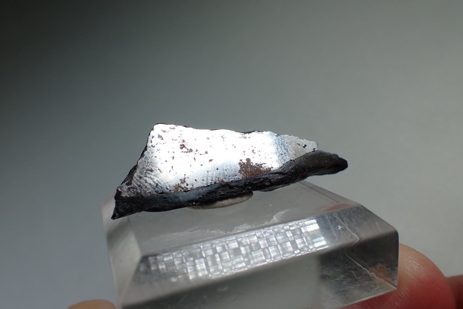 NATIVE IRON IN BASALT * VERY RARE ! Khungtukun Massif, Taimyr, RUSSIA