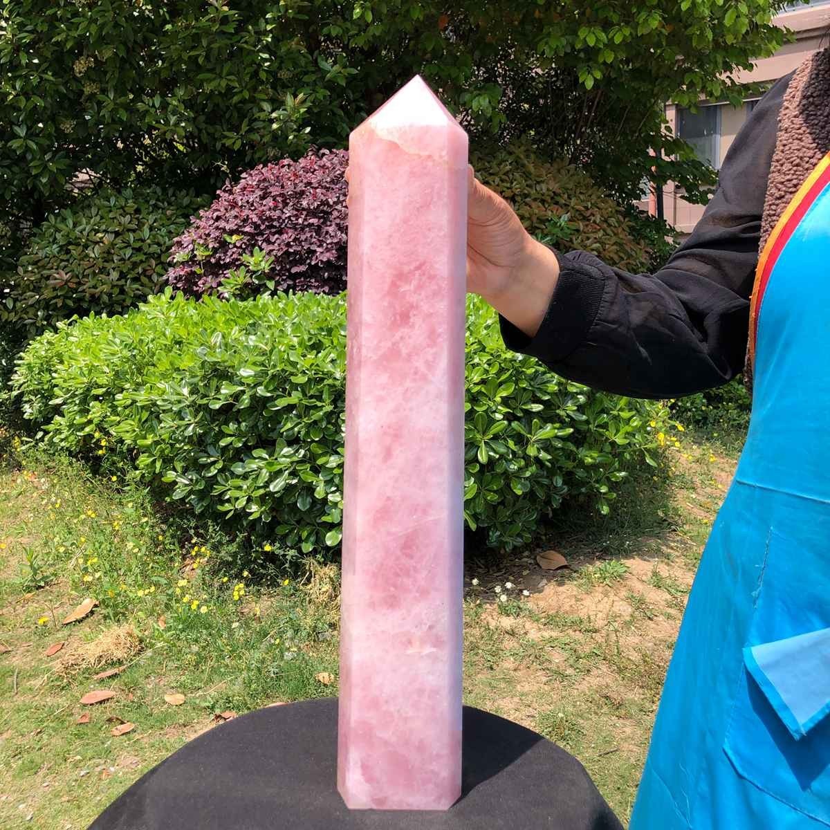 10.09LB Large Natural Powder Crystal Column Wand Obelisk Mineral Healing 5050