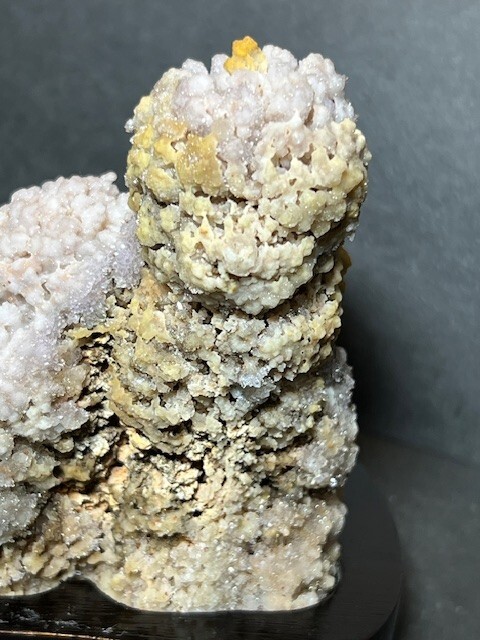 RARE BEAUTIFUL UNIQUE 3 7/16 ” DRUZY AMETHYST STALACTITE FORMATION, URUGUAY