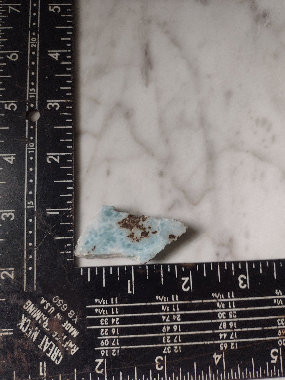 Dominican Republic LARIMAR Stone Specimen Crystal Polished Rare Stone L12