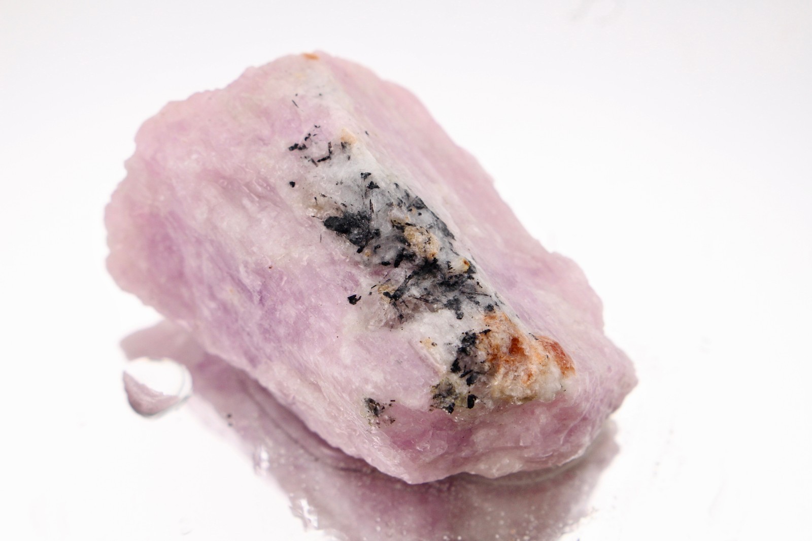 1.7oz UV ACTIVE Kunzite Nigeria Purple Lilac Raw Natural Rough Crystal Mineral