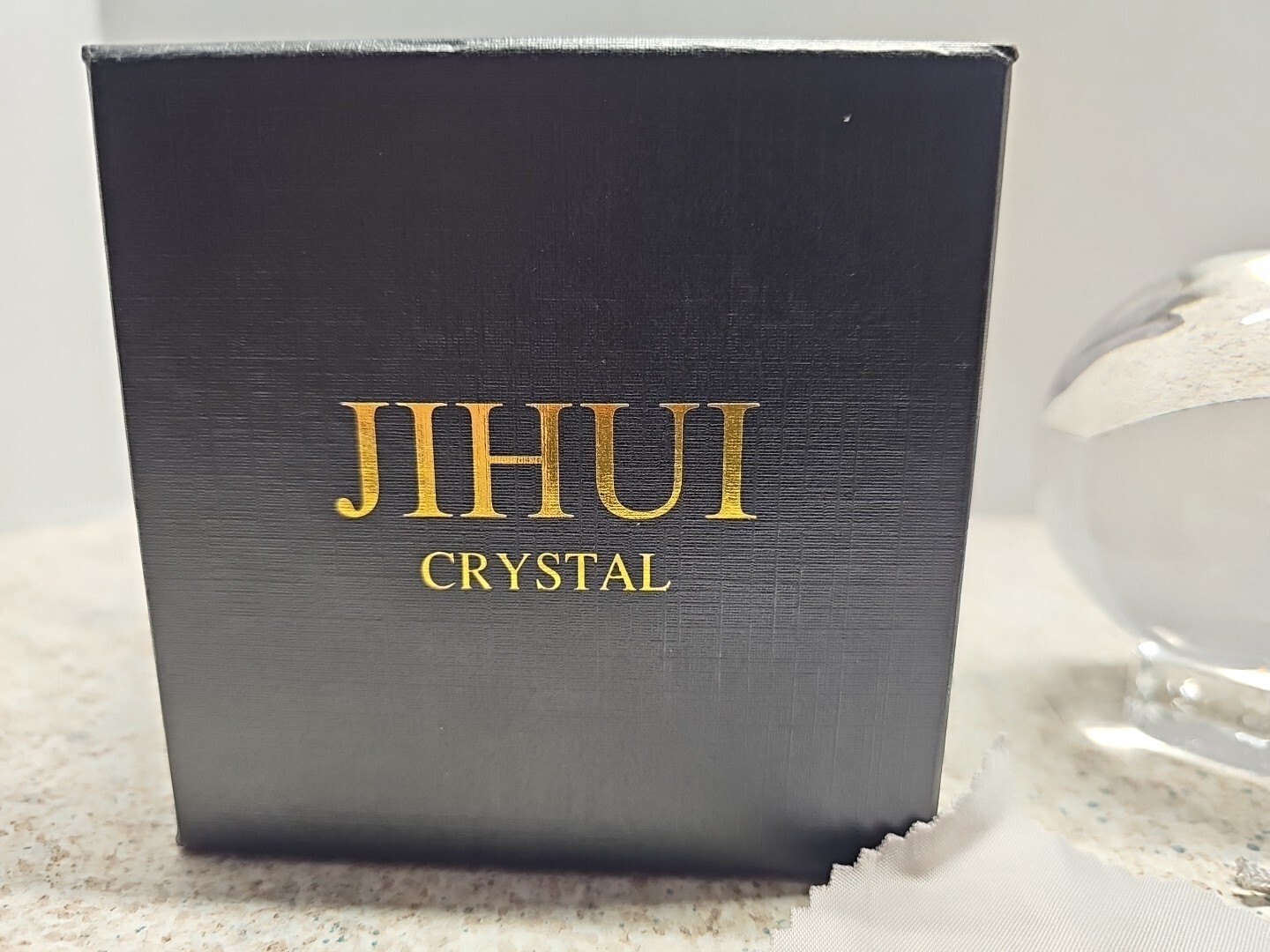 JIHUI Crystal Sphere With Stand In Box