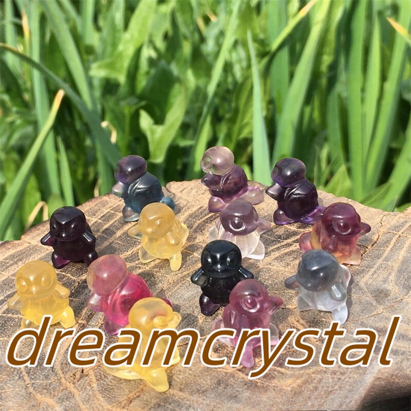 50pcs Wholesale Natural Quartz Crystal Carved Mini Fluorite Skull Reiki Healing