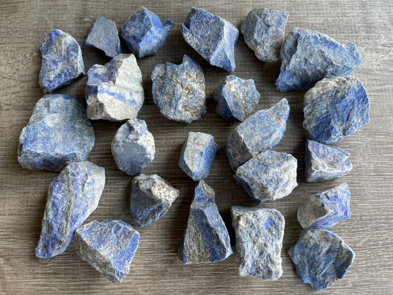 Grade A+ Large Lapis Lazuli Raw Stone 1-2 Inches, Wholesale Bulk Lot