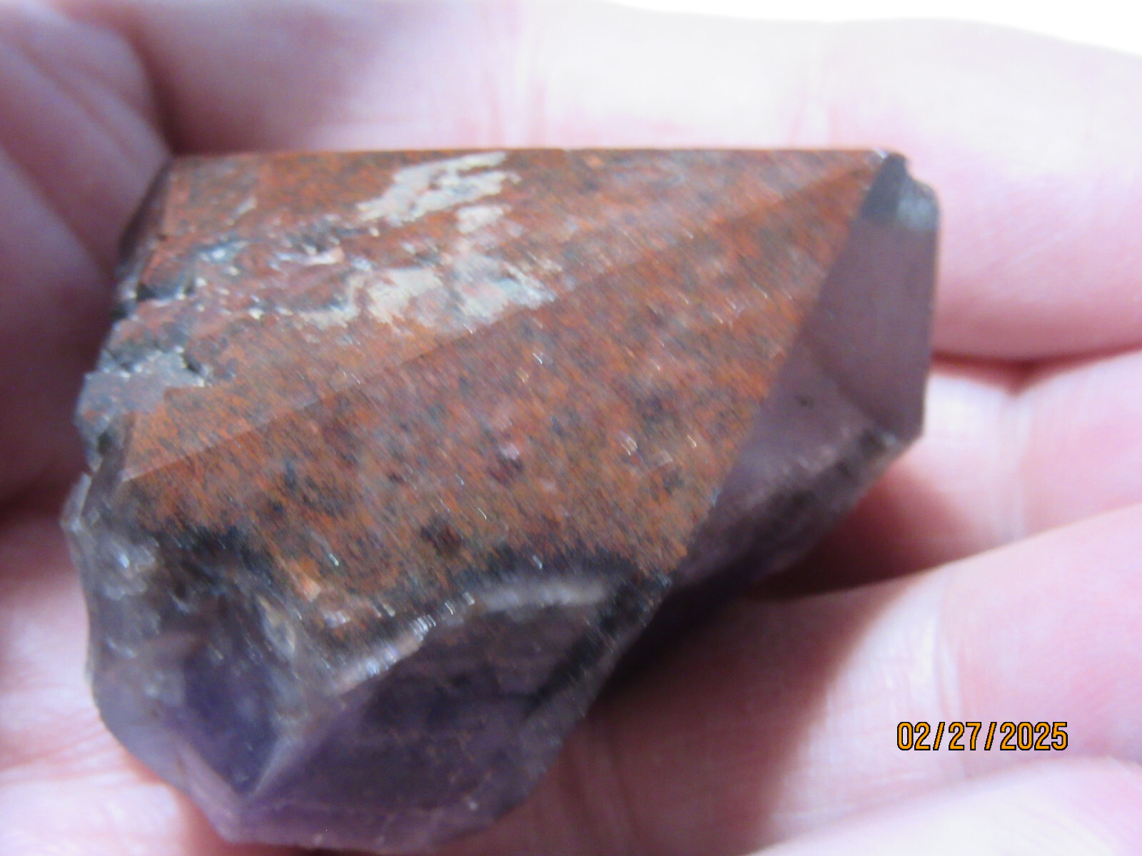 Deep Red/Purple Auralite-23 Amethyst 1 5/8″ Point Collectible DRPADP-5s