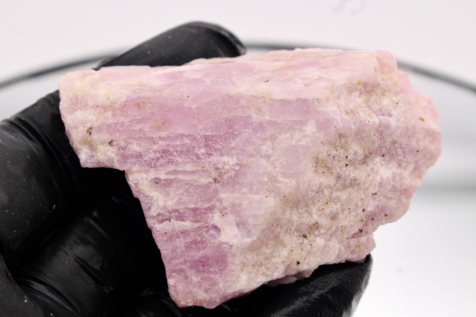 2.3oz UV ACTIVE Kunzite Nigeria Purple Lilac Raw Natural Rough Crystal Mineral