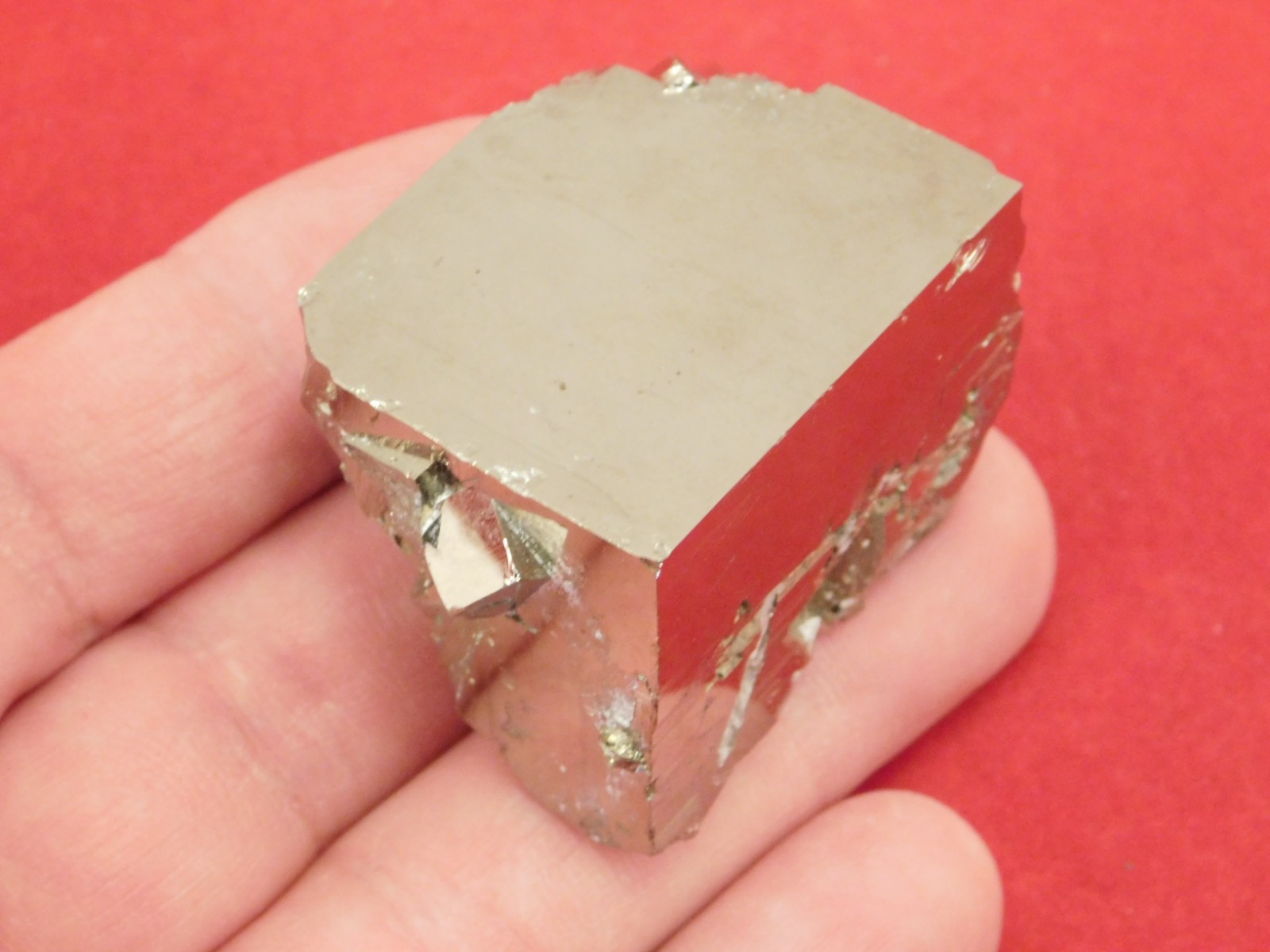 100% Natural Pyrite CUBE Huanzala Mine Peru 125gr