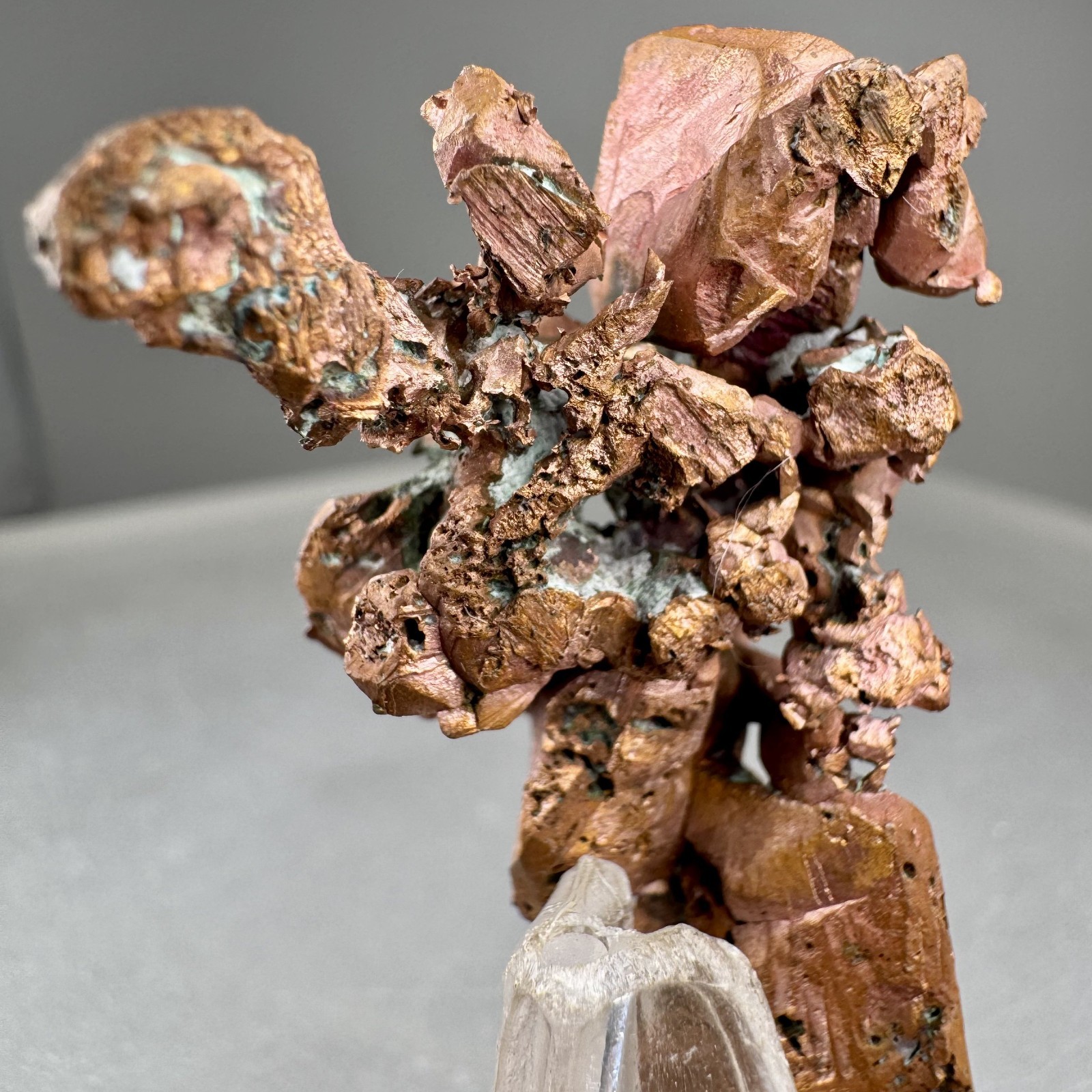 Fine Sharp Copper Crystals: No. 2 shaft, Centennial Mine, Houghton Co., Michigan