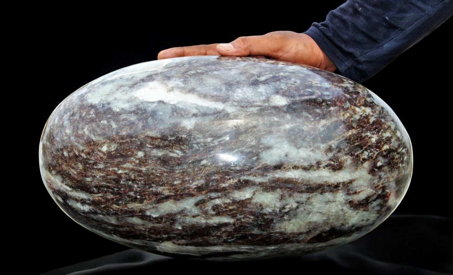 Gemstone Lingam Sphalerite Crystal Zink Blende Healing Chakra Spiritual 390MM