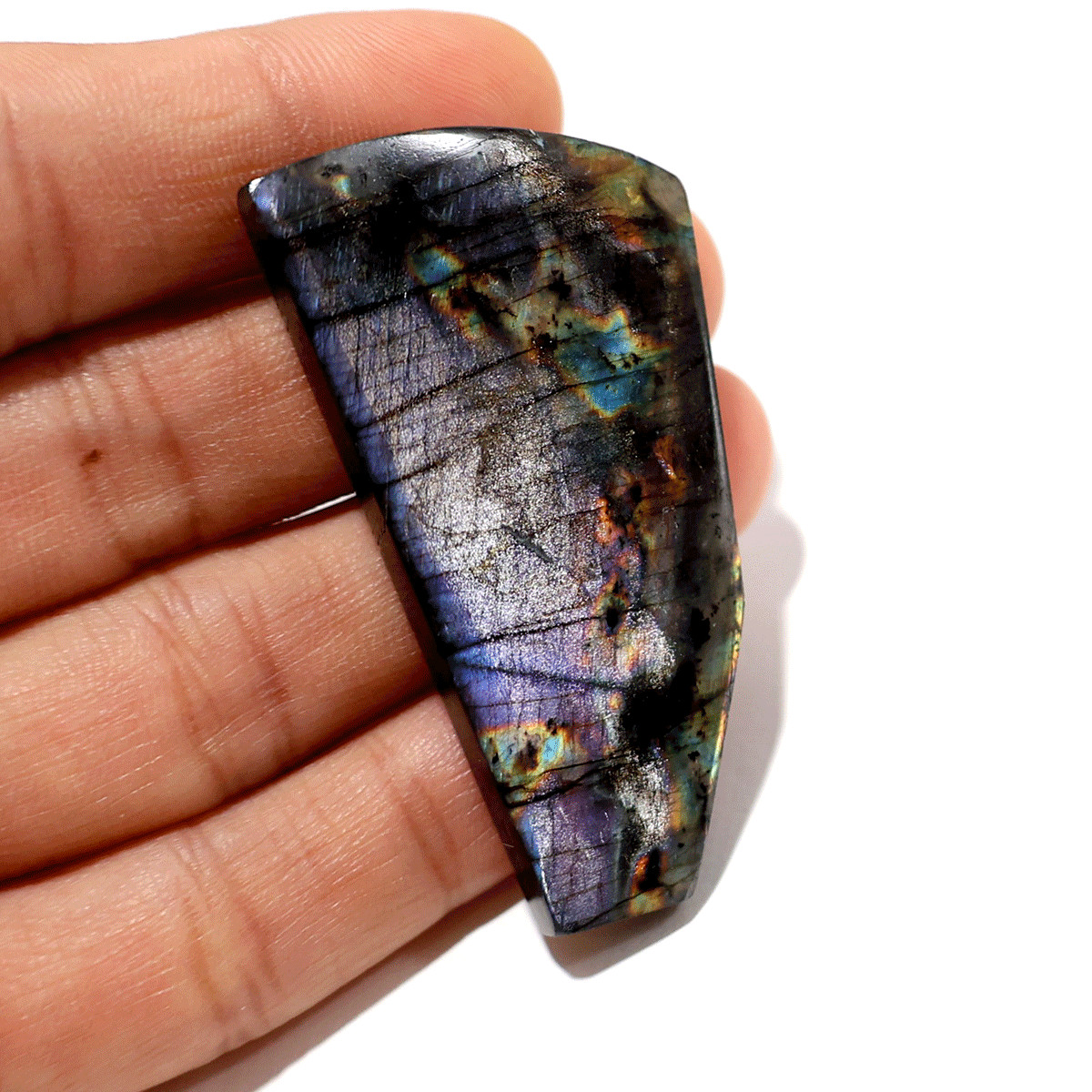 Awakening— Aurora Spectrolite Freeform Slab | Full Spectrum Flash from Finland