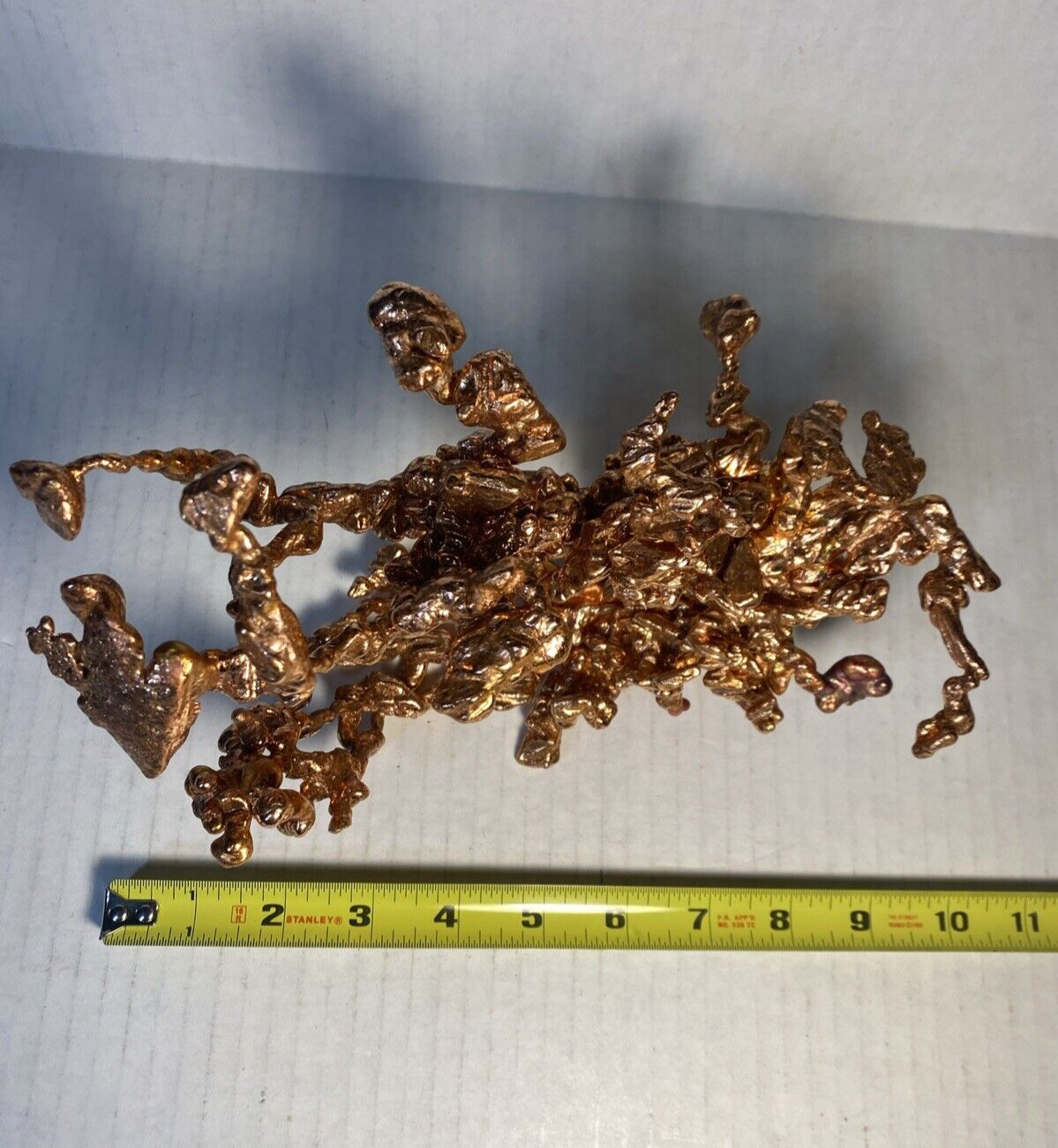 Copper Cluster 2 Lb 13.1 oz. 9 1/2″ x 6″ x 6 1/8″ Splash Specimen Michigan