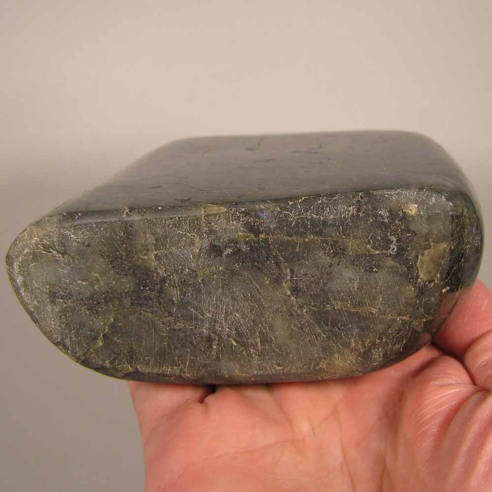 4.9″ LABRADORITE Polished Gemstone Freeform Standup – Madagascar – 2.9 lbs.