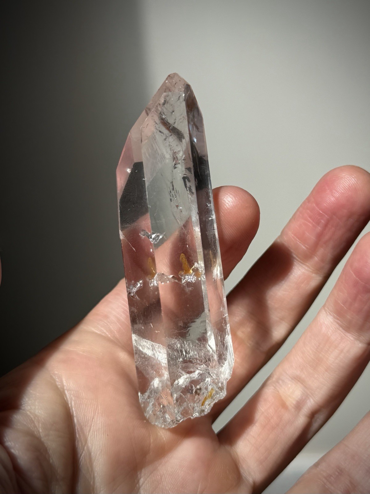 Window Quartz Crystal Optical Quartz Brazil Clear Quartz Natural Quartz Iron