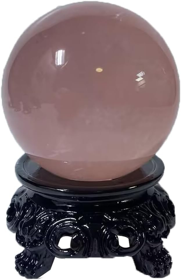 Crystal Ball Display Stand, Resin Sphere Holder Base for Balls black