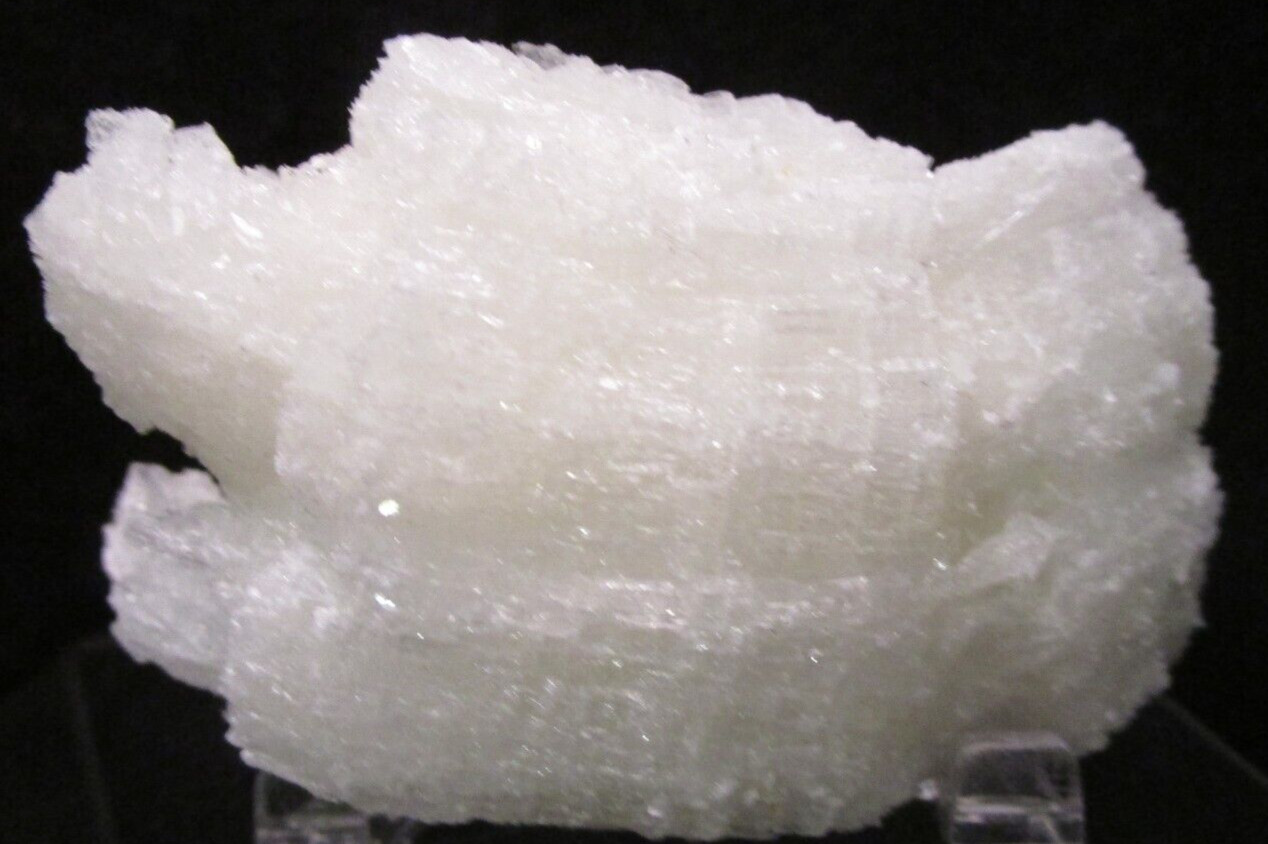 Fluorescent Starry Night Selenite Gypsum Novacekite Inclusions Chihuahua Mexico