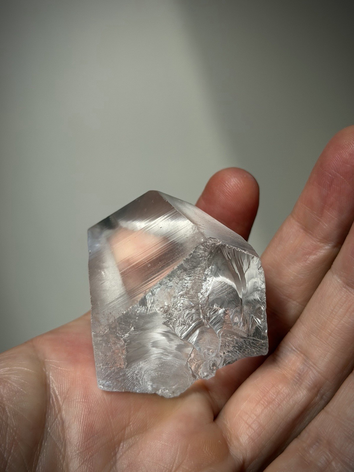 Lemurian Quartz Crystal Optical Quartz Self Healed Quartz Brazil Crystal