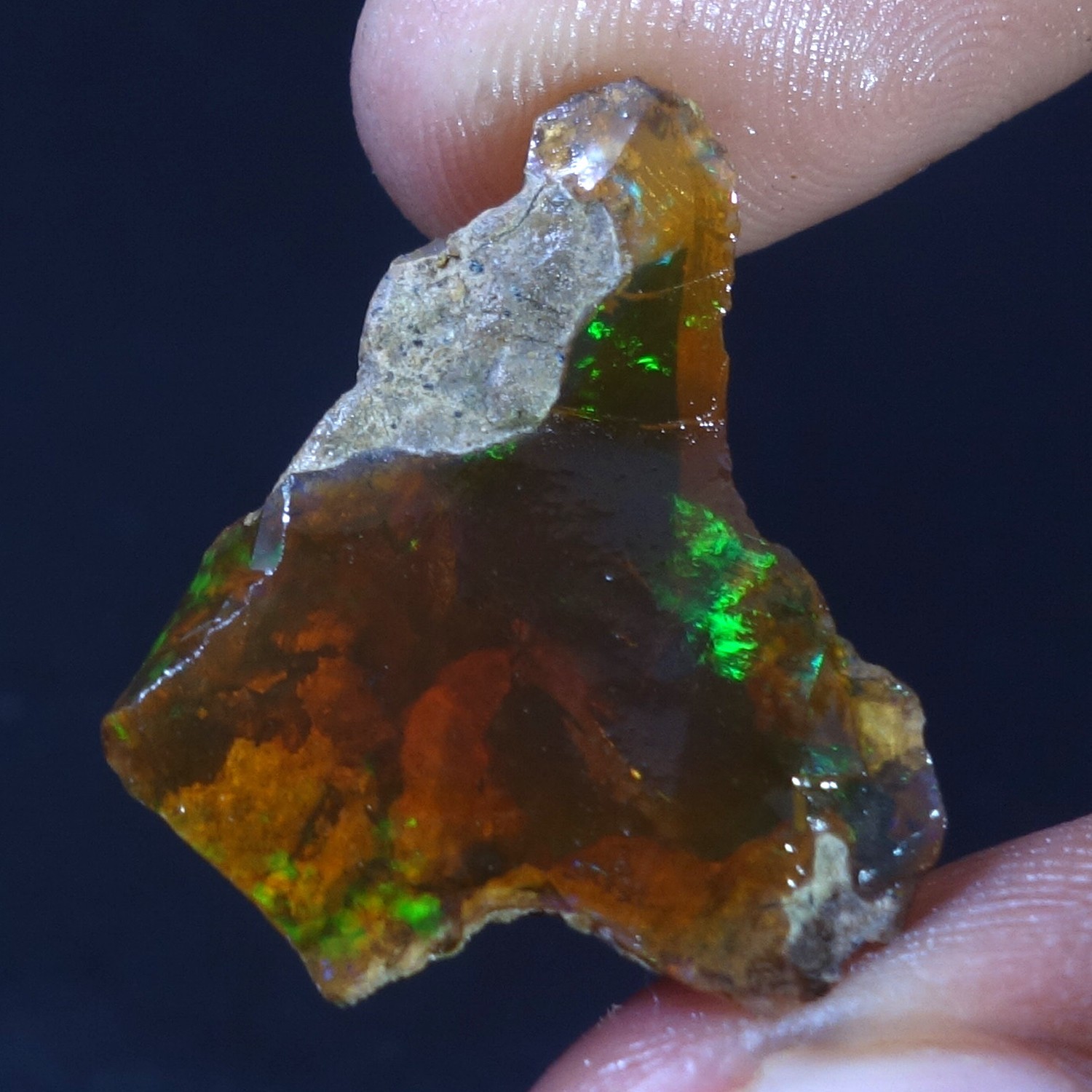 16.00 Cts 100% Natural Welo Fire Ethiopian Oil Opal Rough Cab Gems Ring Nacklace