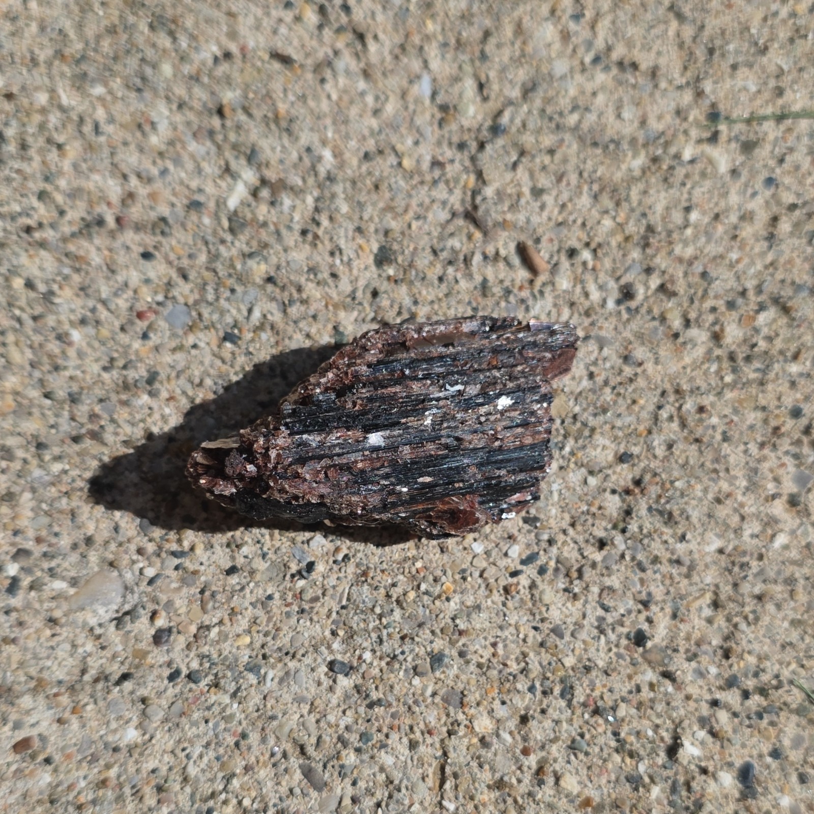 Rough Dark Brown/Black Bladed Tourmaline