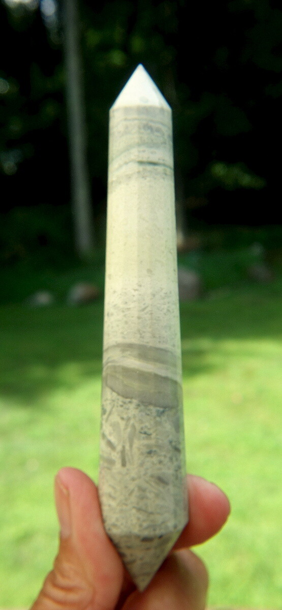 Infinite Massage Wand “The Healers Stone” Green Serpentine Crystal